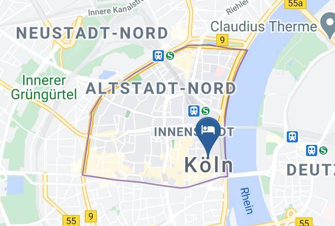Cologne - Koncept Hotel Zum Kostbaren Blut Maps