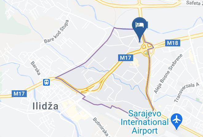Sarajevo - Koncept Residence Hotel Maps
