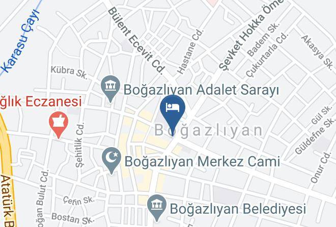 Fethiye - Konfor Otel Maps