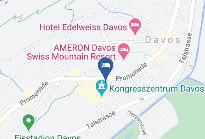 Prattigau Davos - Kongress Hotel Davos Maps