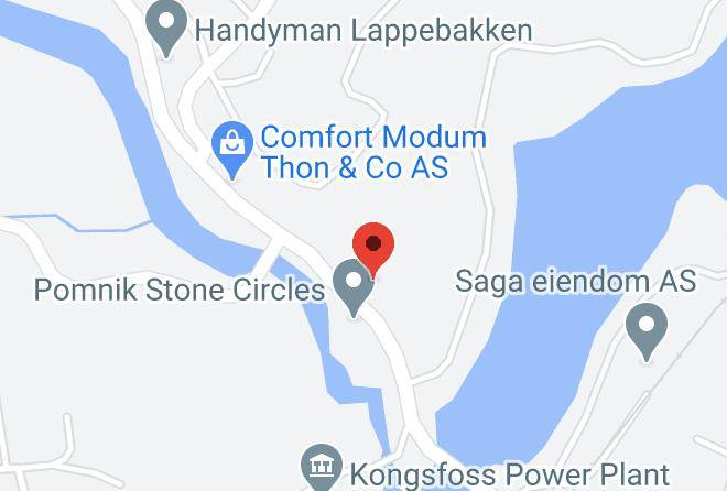 Modum - Kongsfoss Pensjonat Maps