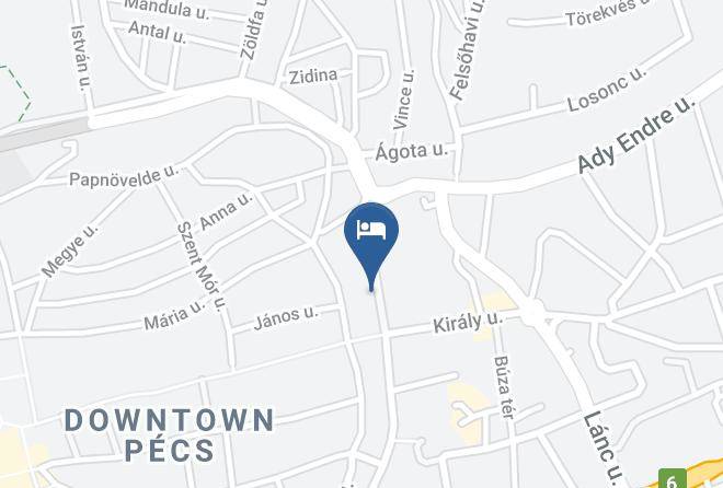 Pecs - Konig Hotel Maps