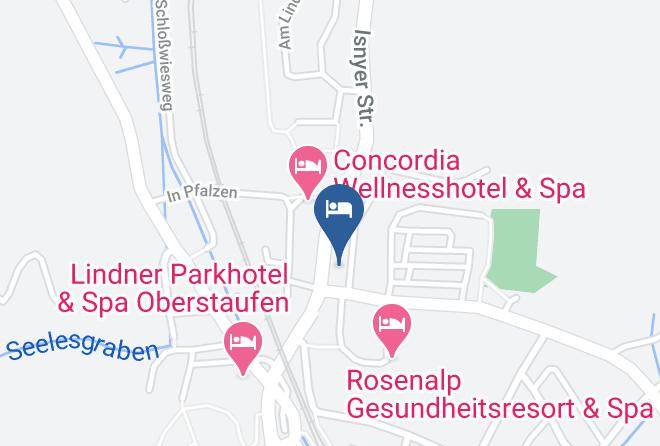 H+ Hotel Oberstaufen Map