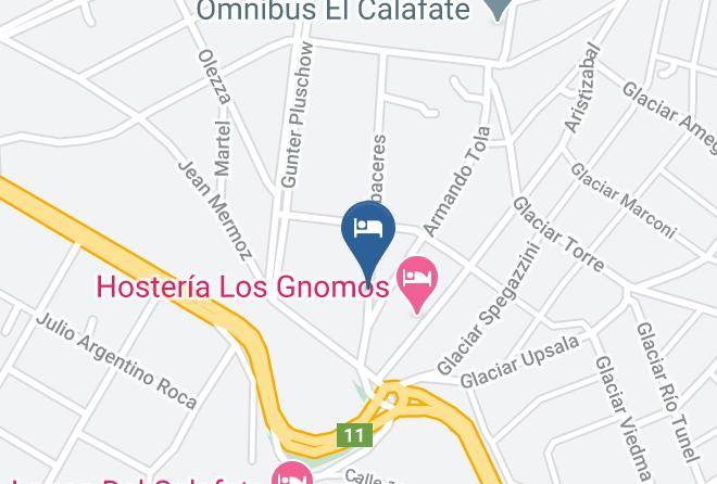 Lago Argentino - Konke Hotel & Sabores Maps