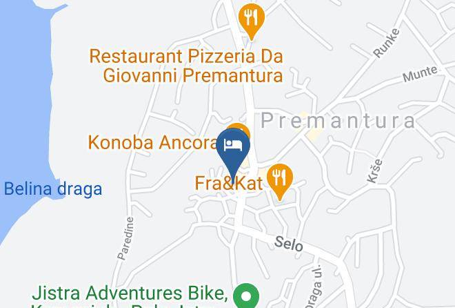 Medulin - Konoba Casa Mia Maps