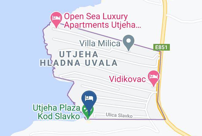 Ulcinj - Konoba Kod Slavka Maps