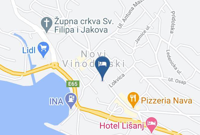 Novi Vinodolski - Konoba Nautica Maps