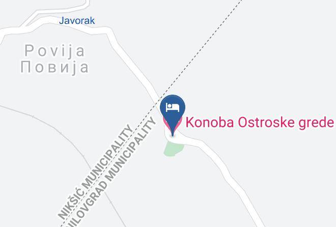 Niksic - Konoba Ostroske Grede Maps