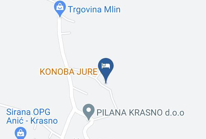 Senj - Konoba Sobe Jure Maps