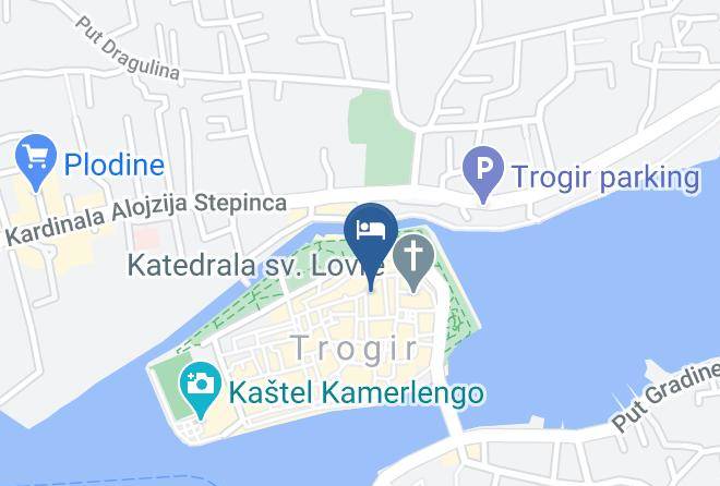 Trogir - Konoba Teuta Garden Maps