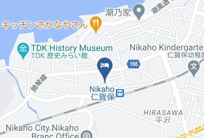 Nikaho City - Konoura Onsen Gakkounosu Maps