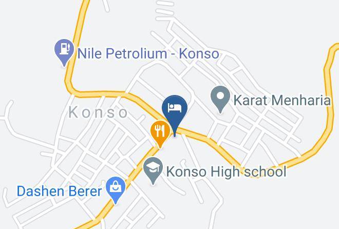 Gardula - Konso Edget Hotel Maps