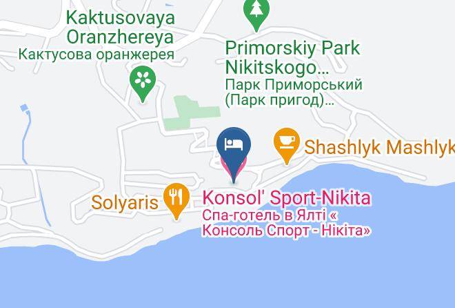 Yalta - Konsol' Sport Nikita Maps