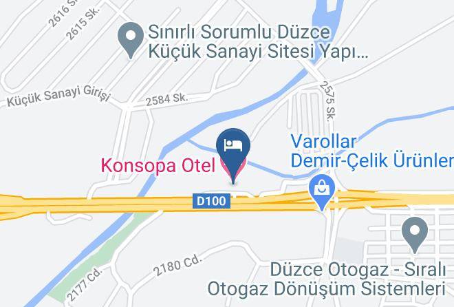 Duzce Akinlar - Konsopa Otel Maps