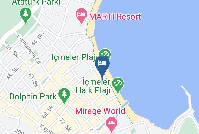 Marmaris - Kontes Otel Maps