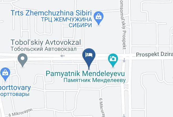 Tobol Sk - Kontinent Gostinitsa Maps