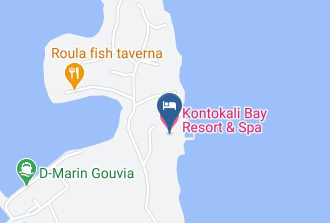 Kerkira - Kontokali Bay Resort & Spa Maps
