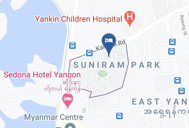 Yangon East - Koo Hotel Maps