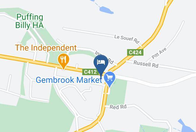 Cardinia - Kookaburra Accommodation Maps