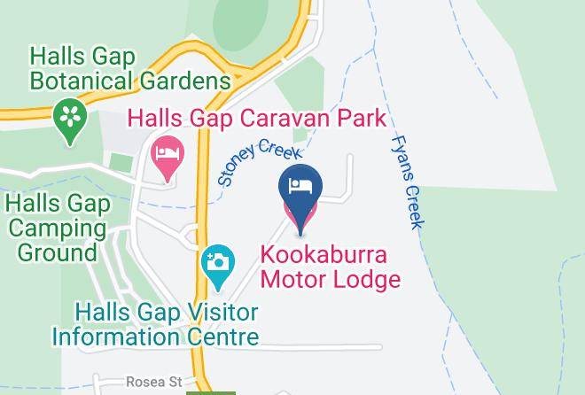 Northern Grampians - Kookaburra Motor Lodge Maps