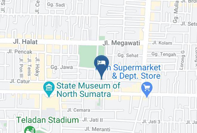 Kota Medan - Koolkost Near State Museum Of North Sumatera Medan Maps