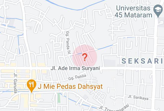 Kota Mataram - Koolkost Near Universitas 45 Mataram Maps