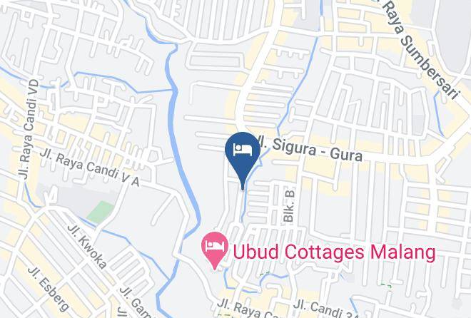 Kota Malang - Koolkost Syariah Sigura Gura Maps