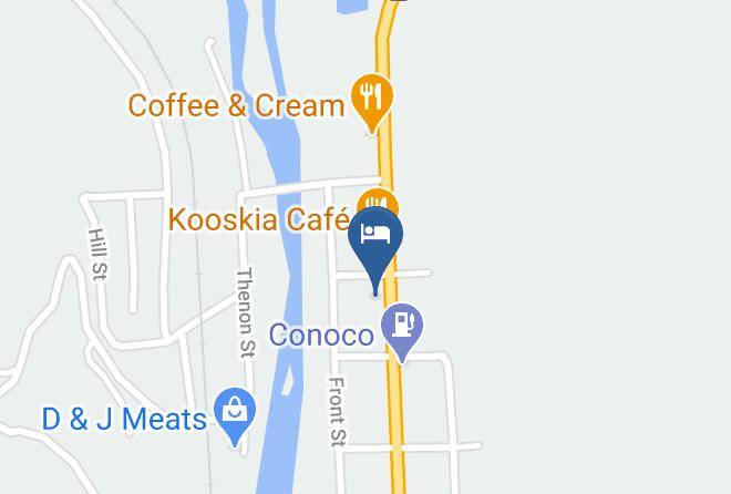 Idaho - Kooskia Western Motor Inn Maps