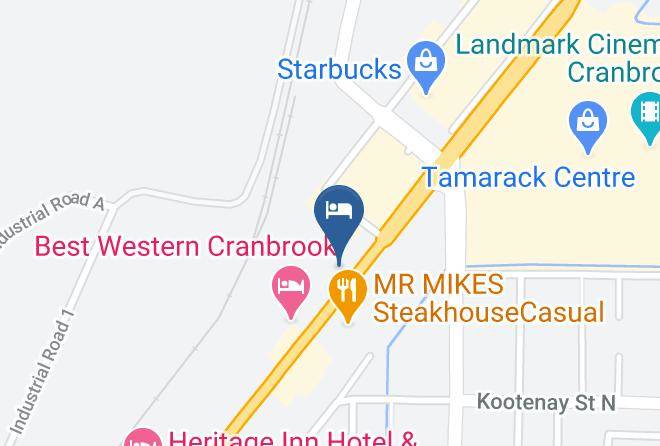 Kootenay Country Inn Map