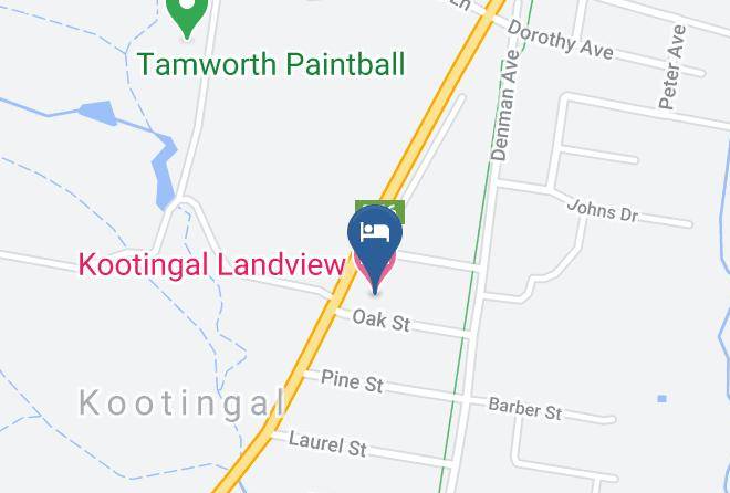Tamworth Regional - Kootingal Landview Motel Maps