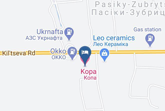 Pustomyty Raion - Kopa Hotel Maps