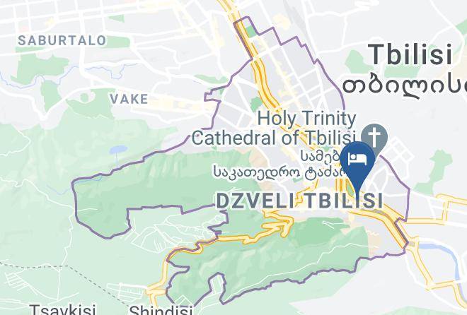 Tbilisi - Kopala Hotel Maps