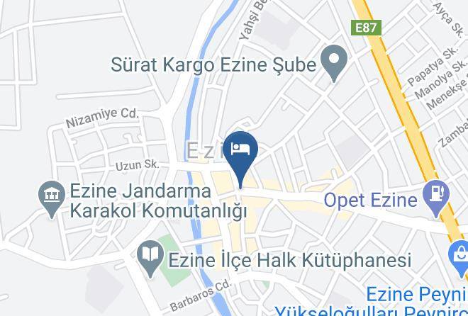 Ezine - Koprulu Hotel Maps