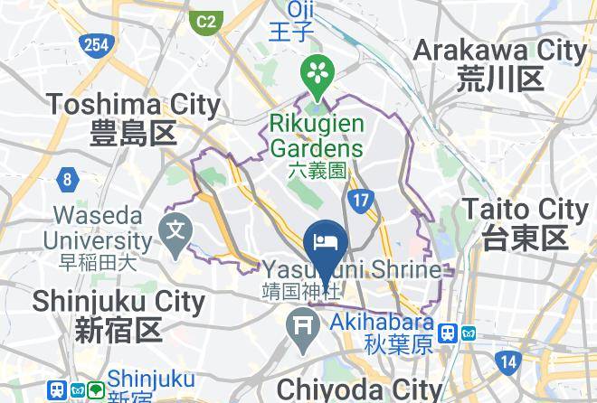 Bunkyo Ward - Koraku Garden Hotel Maps
