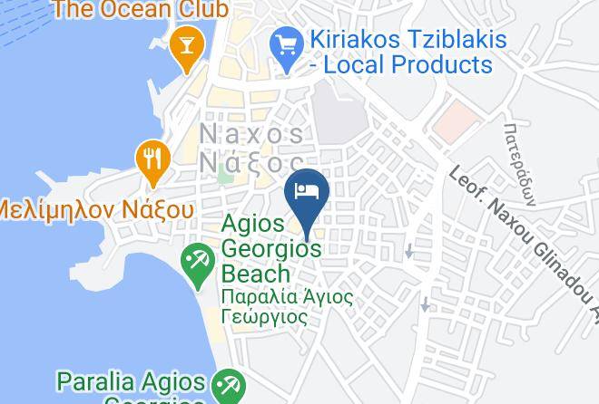 Naxos - Korali Palace Hotel Maps