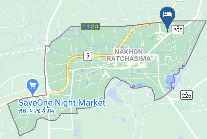 Amphoe Mueang Nakhon Ratchasima - Korapura Resort Maps
