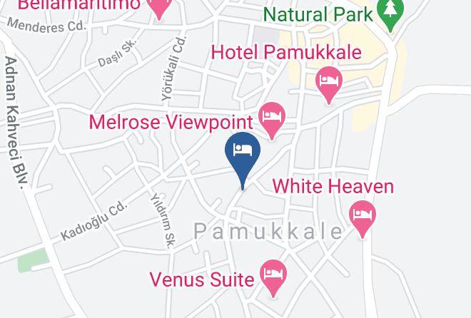 Pamukkale - Koray Otel Maps