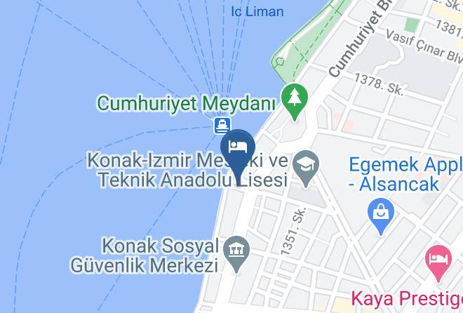 Konak - Kordon Otel Pasaport Maps