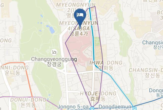 Jongnogu - Korea Central Backpackers Maps