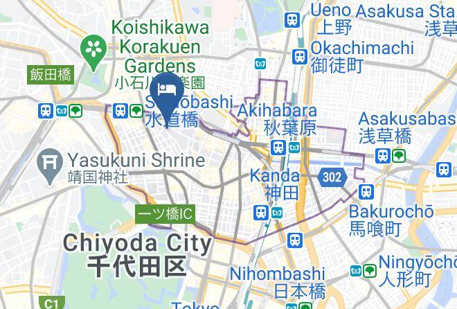 Chiyoda Ward - Korean Ymca In Japan Asia Youth Center Ymca Hotel Maps