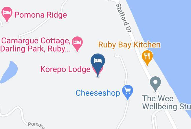 Ruby Bay - Korepo Lodge Maps