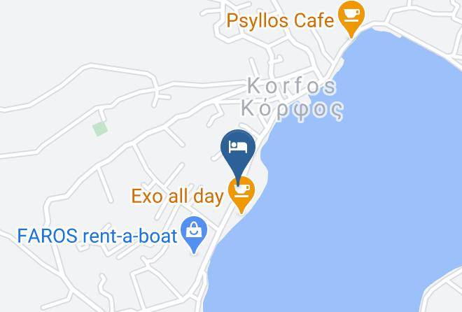 Korinthia - Korfos Hotel Maps