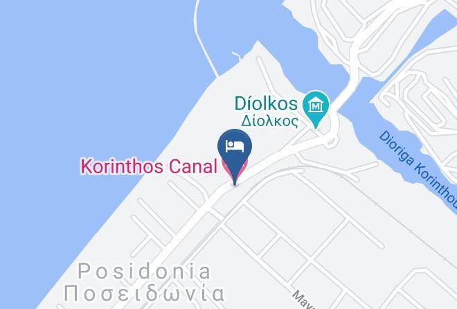 Korinthia - Korinthos Canal Maps