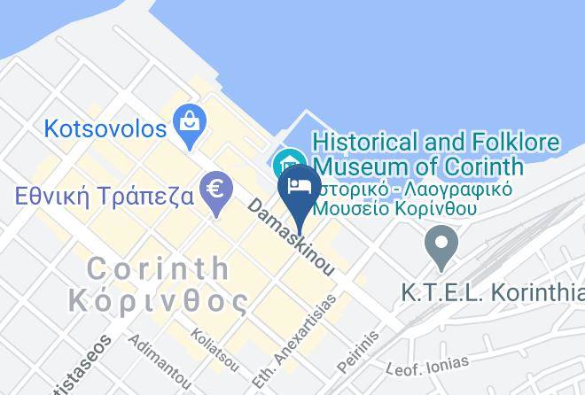 Korinthia - Korinthos Hotel Maps