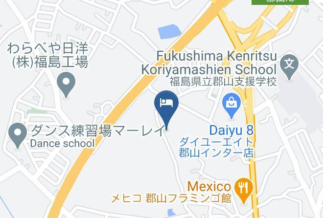 Koriyama City - Koriyama Highway Hotel Annex Maps