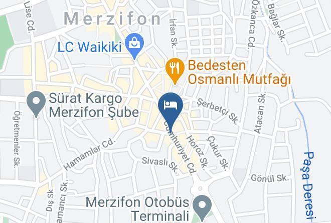 Merzifon - Korkmaz Otel Maps
