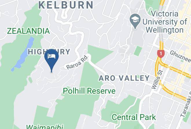 Wellington - Koromiko Homestay Maps