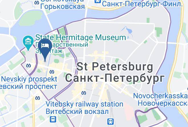 Saint Petersburg - Korall Gostinitsa Maps