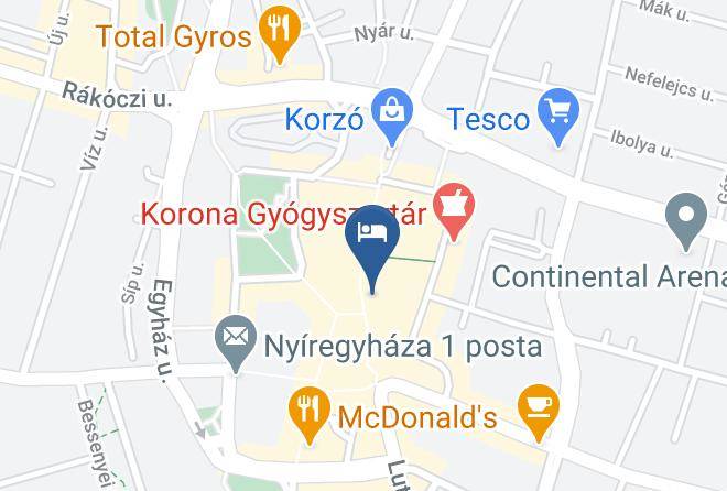 Korona Hotel Es Etterem Map