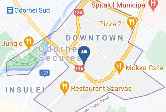 Odorheiu Secuiesc - Korona Panzio Maps